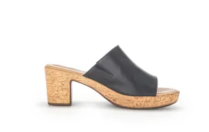 '24.760.27' women's slide sandal - black