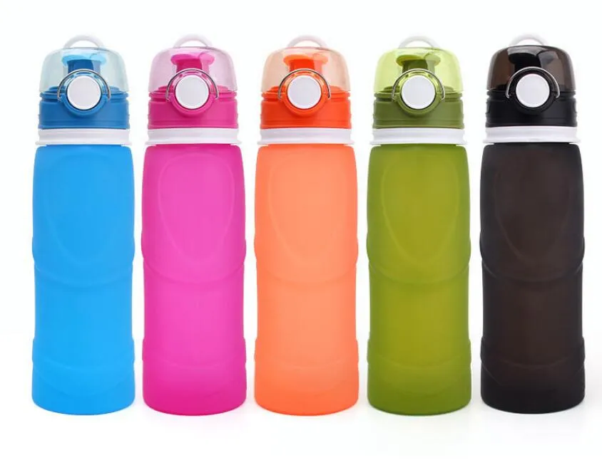 750ML Silicone Folding Water bottle