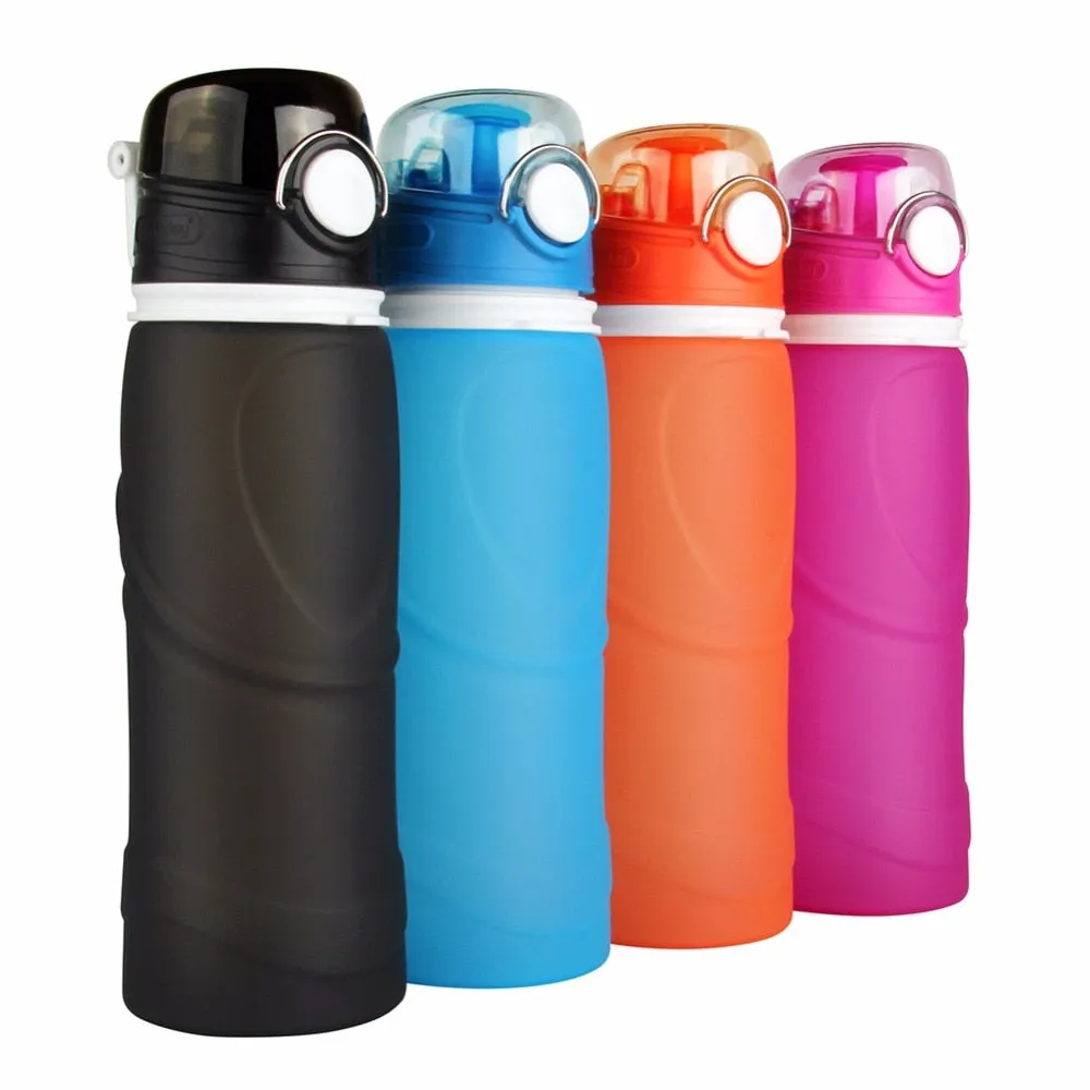 750ML Silicone Folding Water bottle