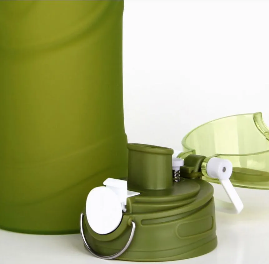 750ML Silicone Folding Water bottle