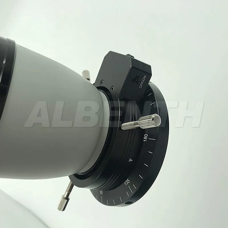 Albenth 120-LED Polarizing Ring Light For Stereo Microscope