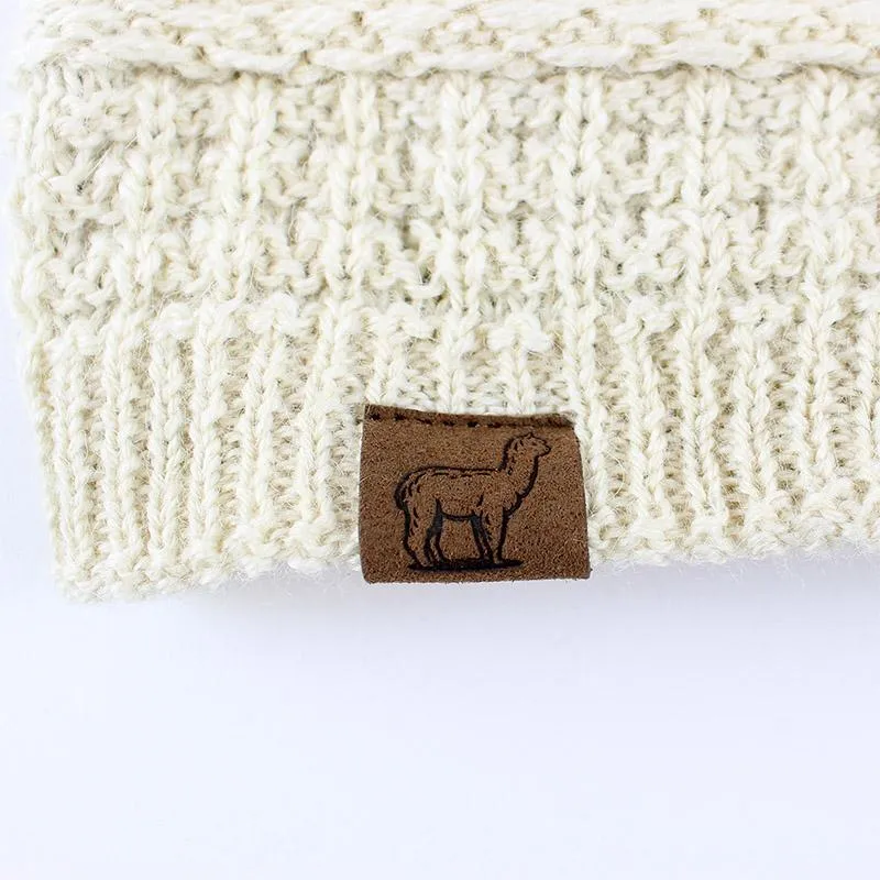 Alpaca Hat - Textured Slouch Beanie