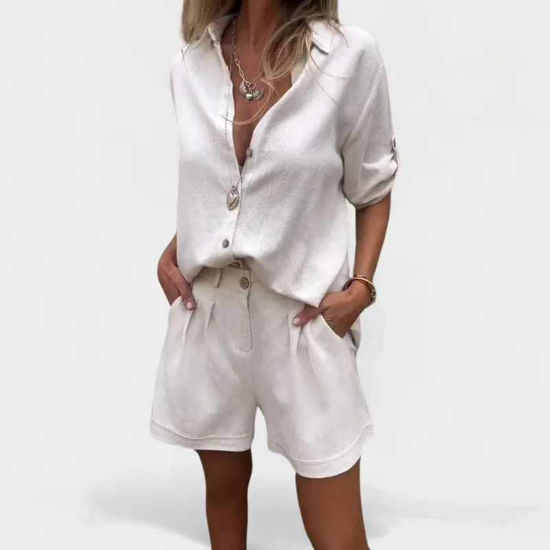 Amara™ Relaxed Shirt & Shorts Set