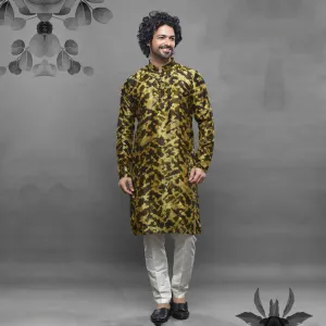Amber Glow Warm Beige Kurta
