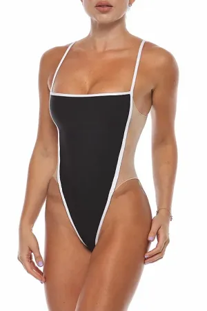 Amelia High Leg Monokini By Maxine Yachtwear