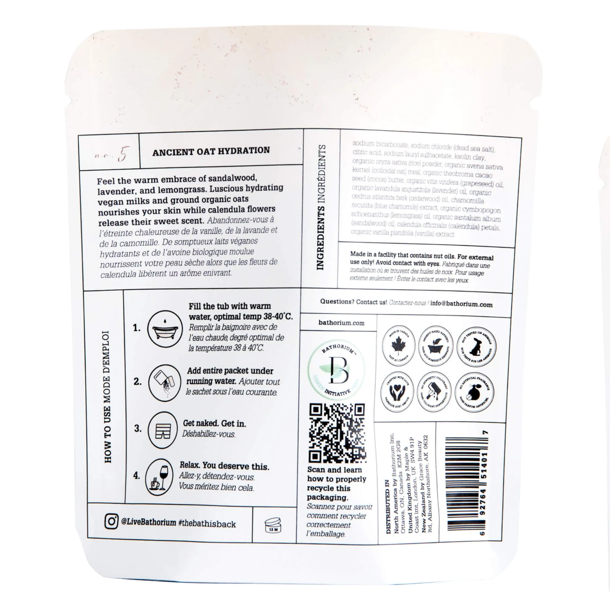 Ancient Oat Hydration Bath Crush