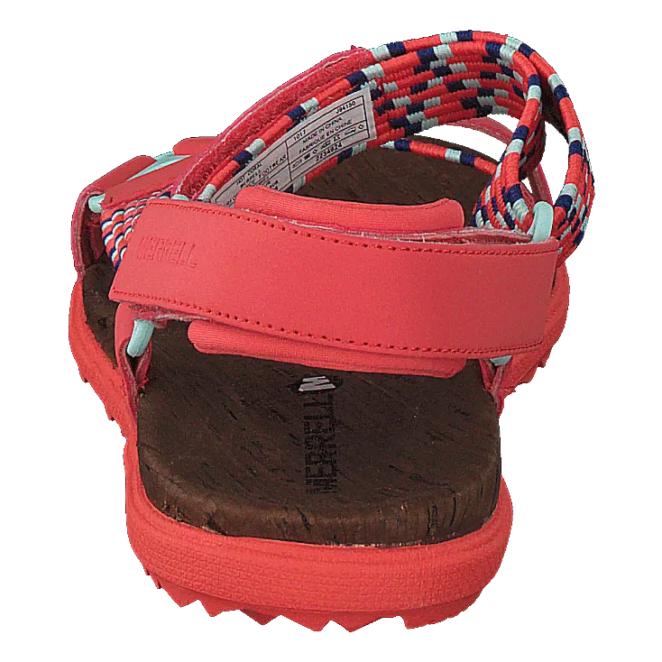 Around Town Sunvue Woven Hot Coral
