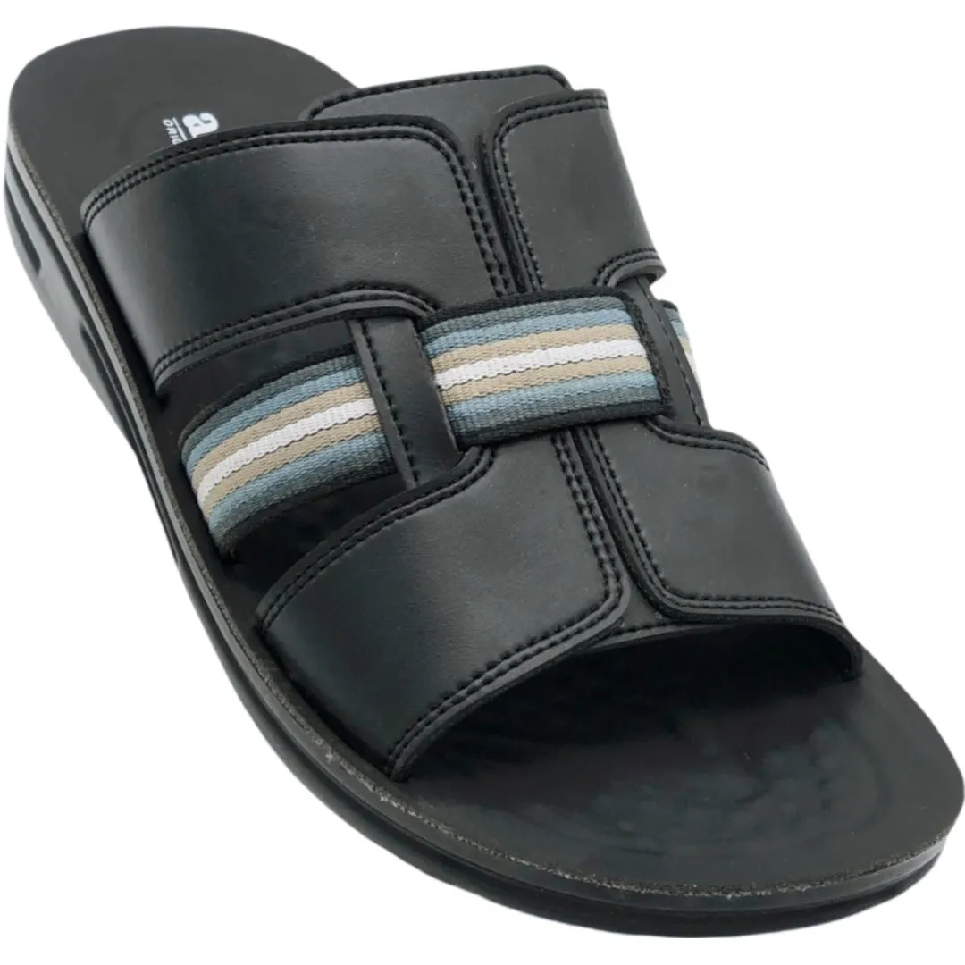 ARSFT Men's PU Soft Slippers - Article 1204