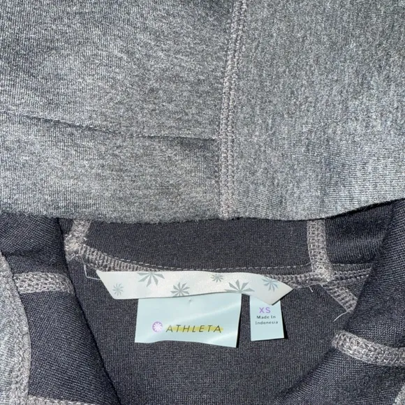 Athleta  Fuse Jacket- Dark  Heathered Gray Size  XS Structured Active Jacket