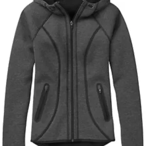 Athleta  Fuse Jacket- Dark  Heathered Gray Size  XS Structured Active Jacket