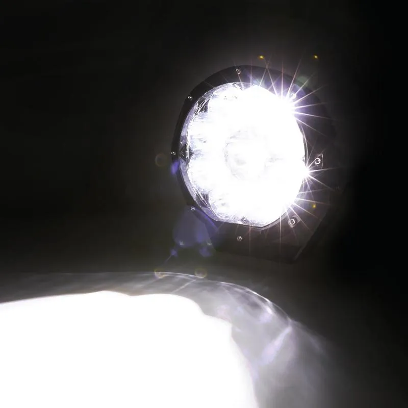 Auxbeam - 7 Inch 90W Round Spot Beam Offroad LED Driving Lights for SAE compliant