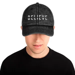 BELIEVE Vintage Cotton Dad Hat