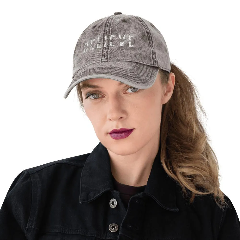 BELIEVE Vintage Cotton Dad Hat
