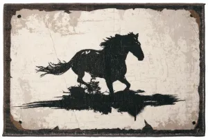 BGJB6900 Rug 2 x 3 Running Horse