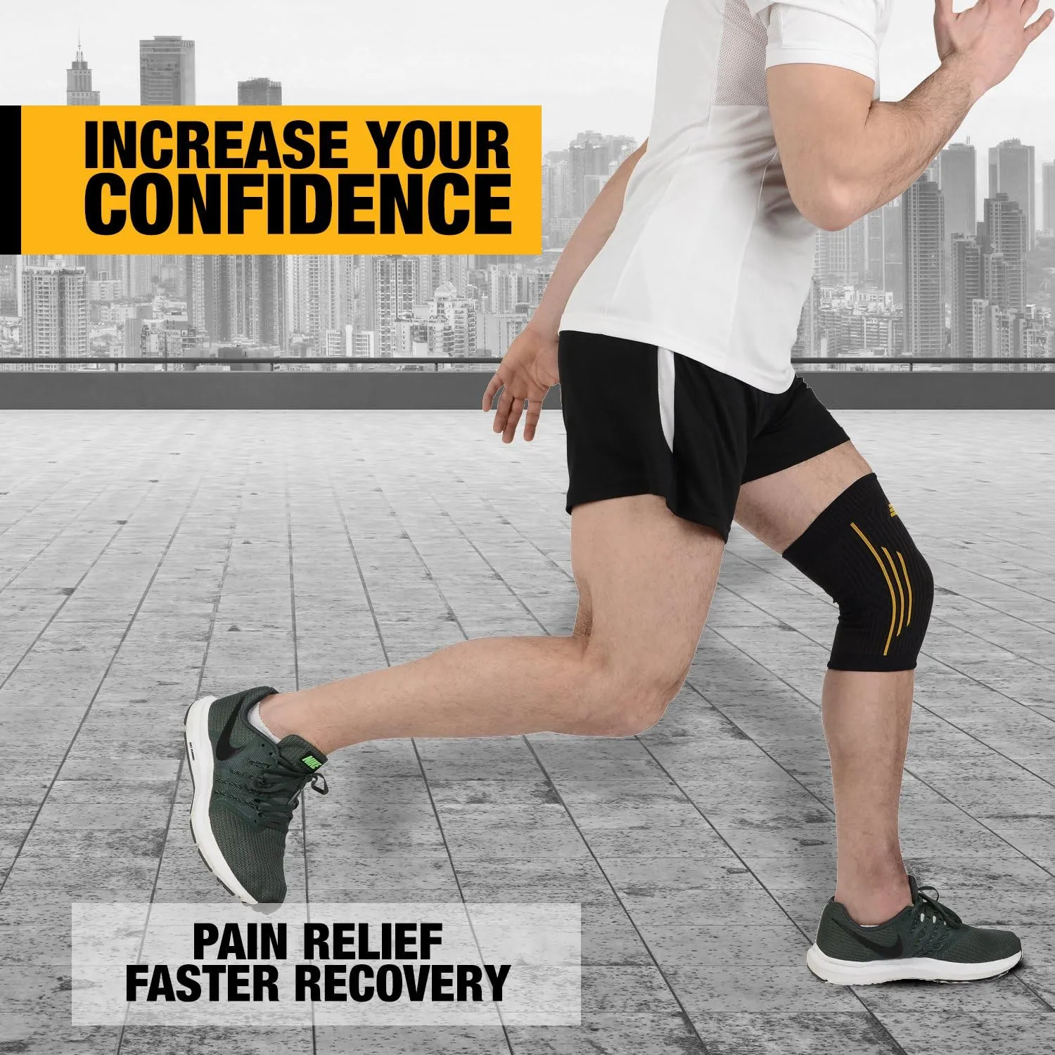 Bionix Knee Support Brace Compression Sleeve - Compression Knee Support