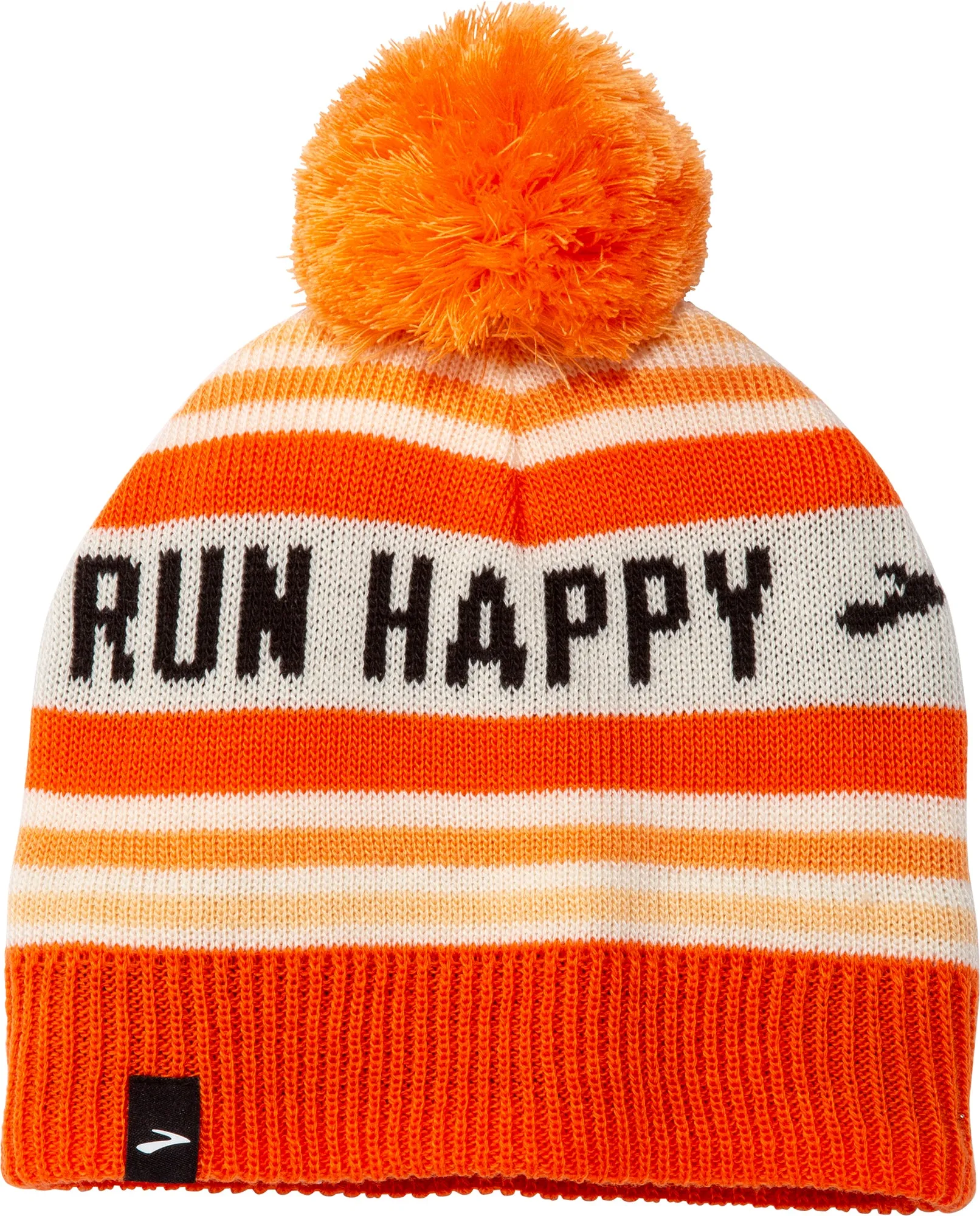 Brooks Heritage Pom Running Beanie - Orange
