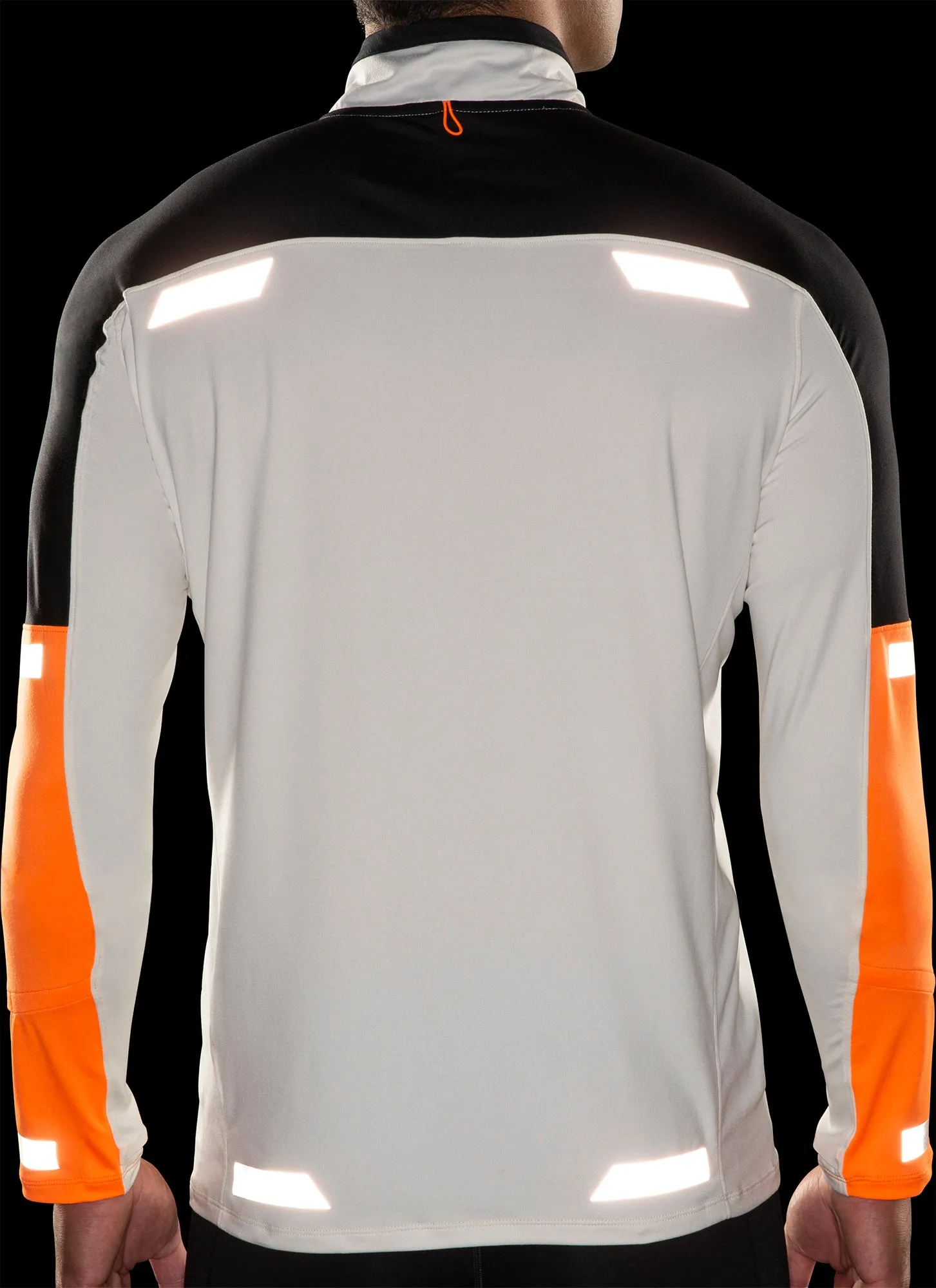 Brooks Run Visible 2.0 Half Zip Long Sleeve Mens Running Top - Grey