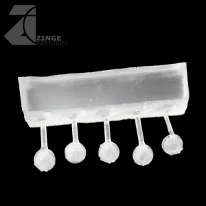 Bulkhead Lights - Sprue of 5 - 5mm Round Bulkhead Light - Transparent Light Diffuser