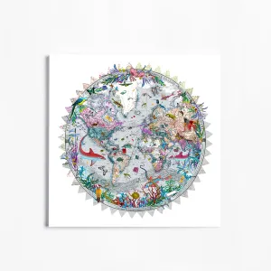 Circular Silfur Sea - Art Print