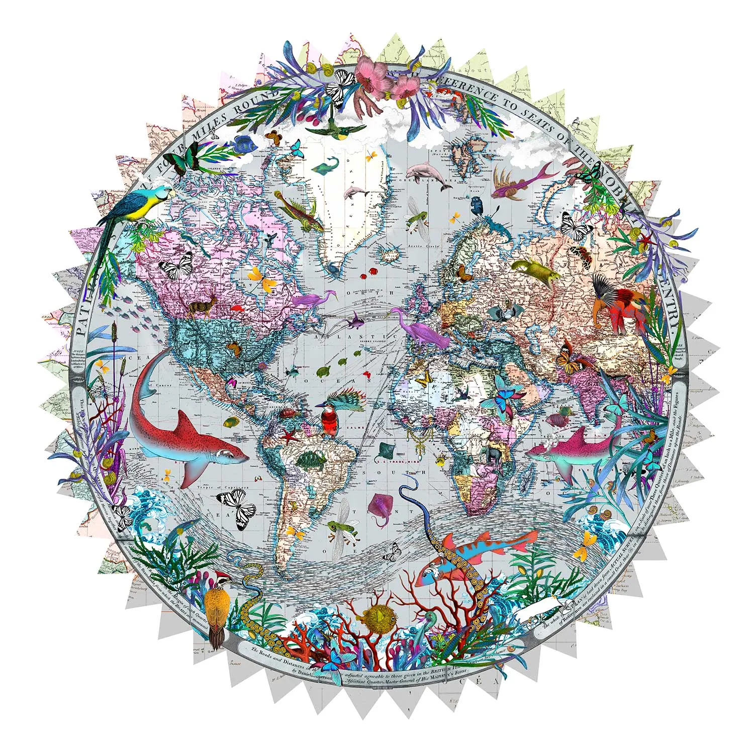 Circular Silfur Sea - Art Print