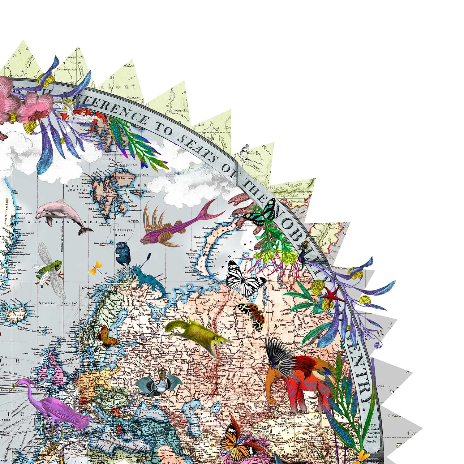 Circular Silfur Sea - Art Print