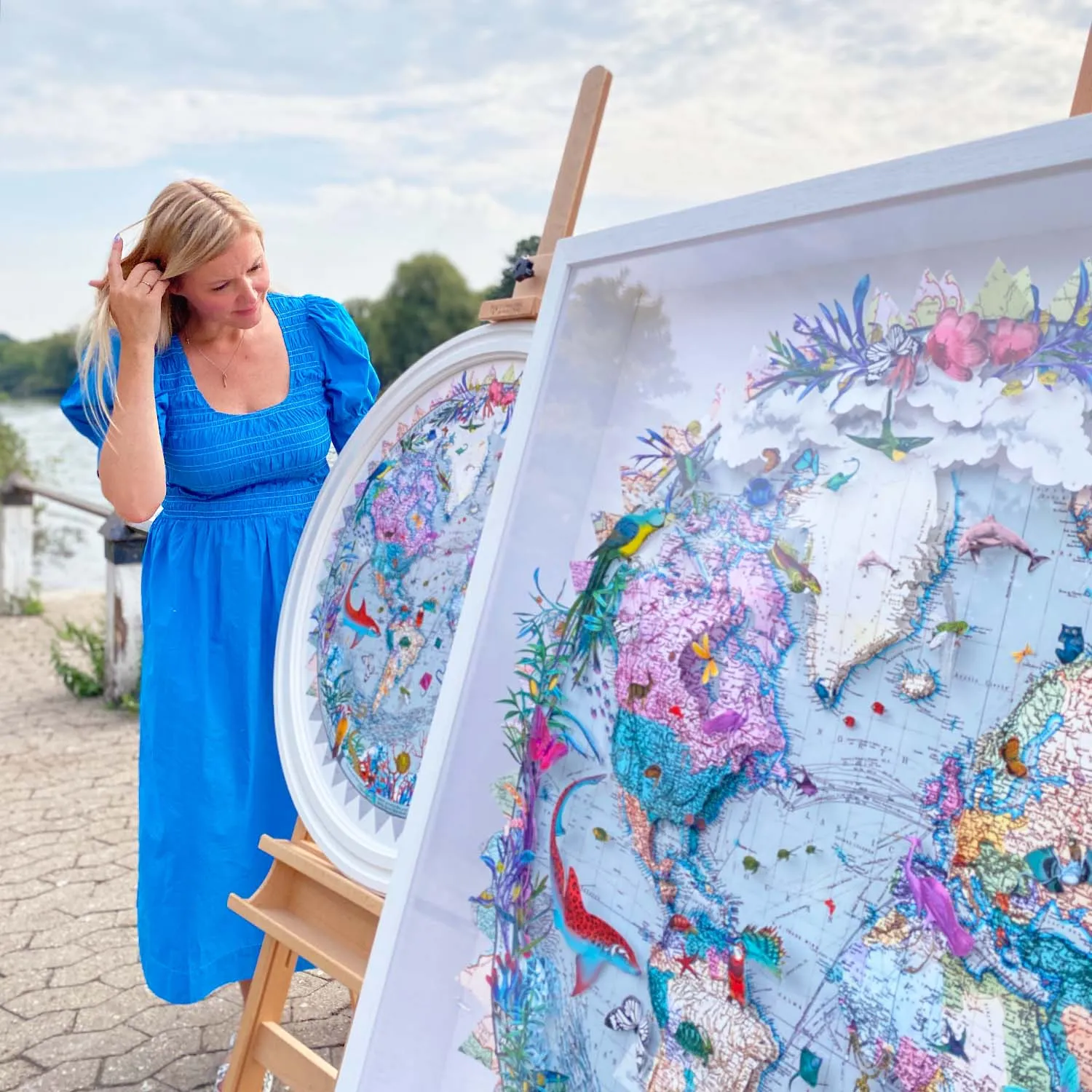 Circular Silfur Sea - Art Print