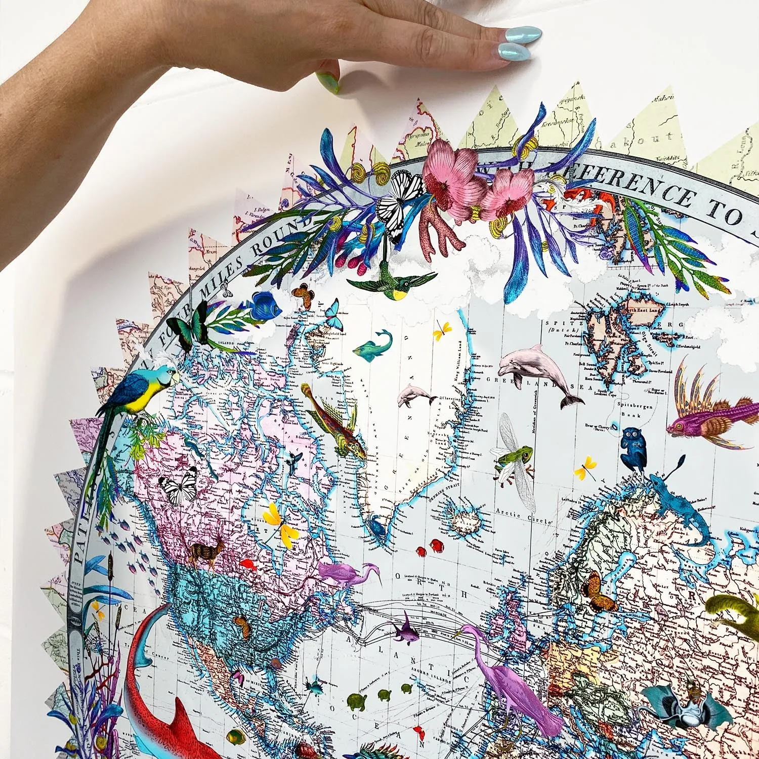 Circular Silfur Sea - Art Print