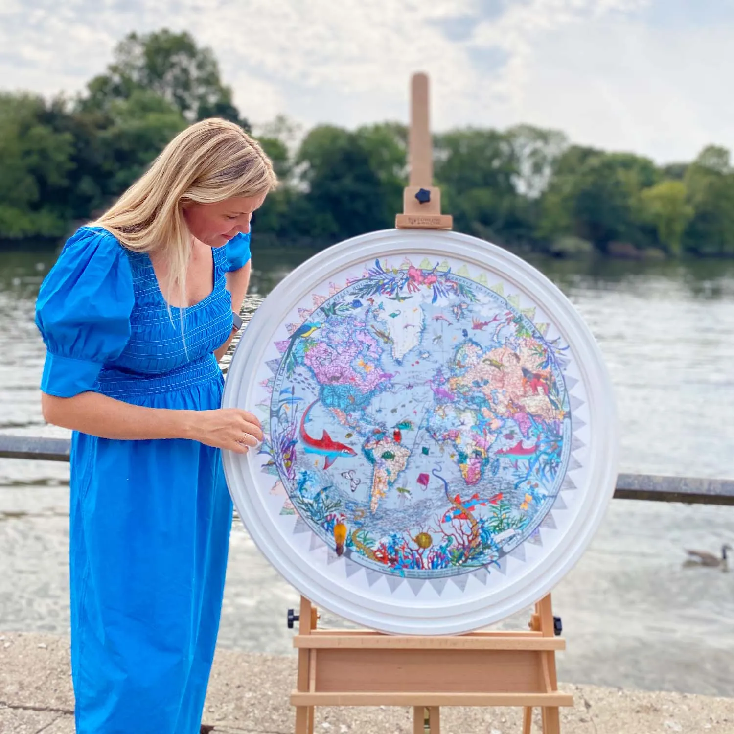 Circular Silfur Sea - Art Print