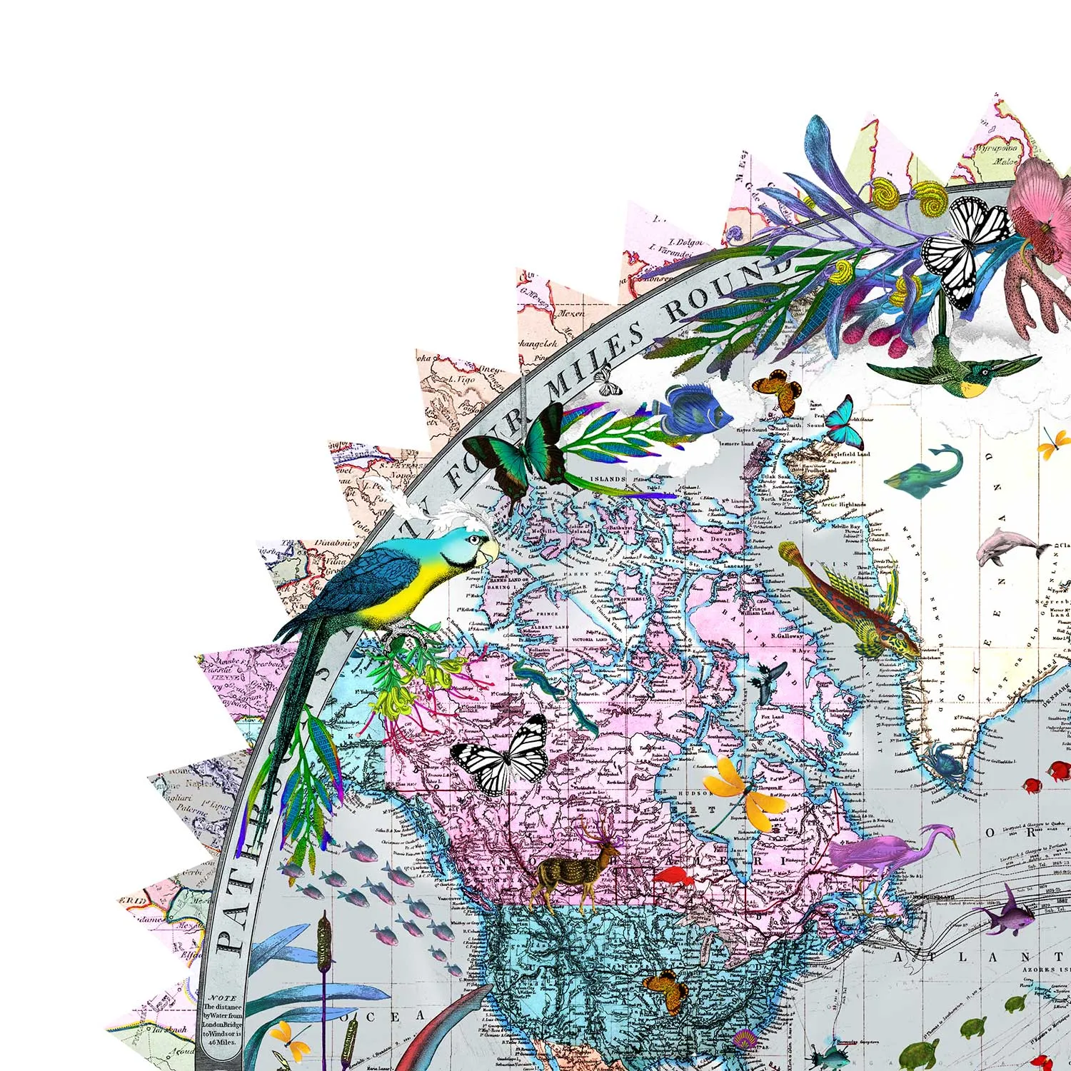 Circular Silfur Sea - Art Print
