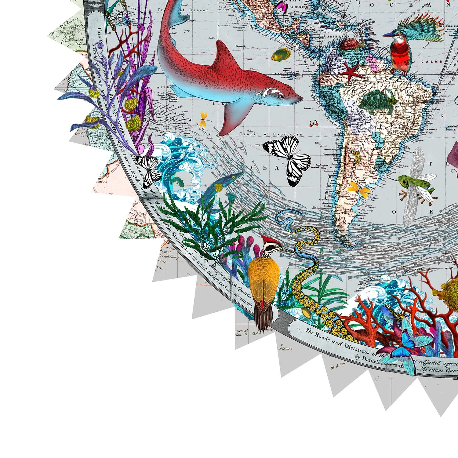 Circular Silfur Sea - Art Print