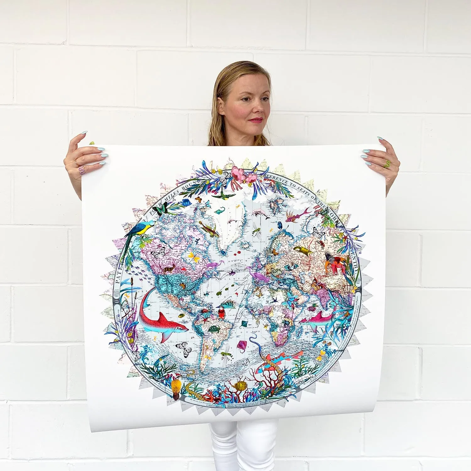 Circular Silfur Sea - Art Print