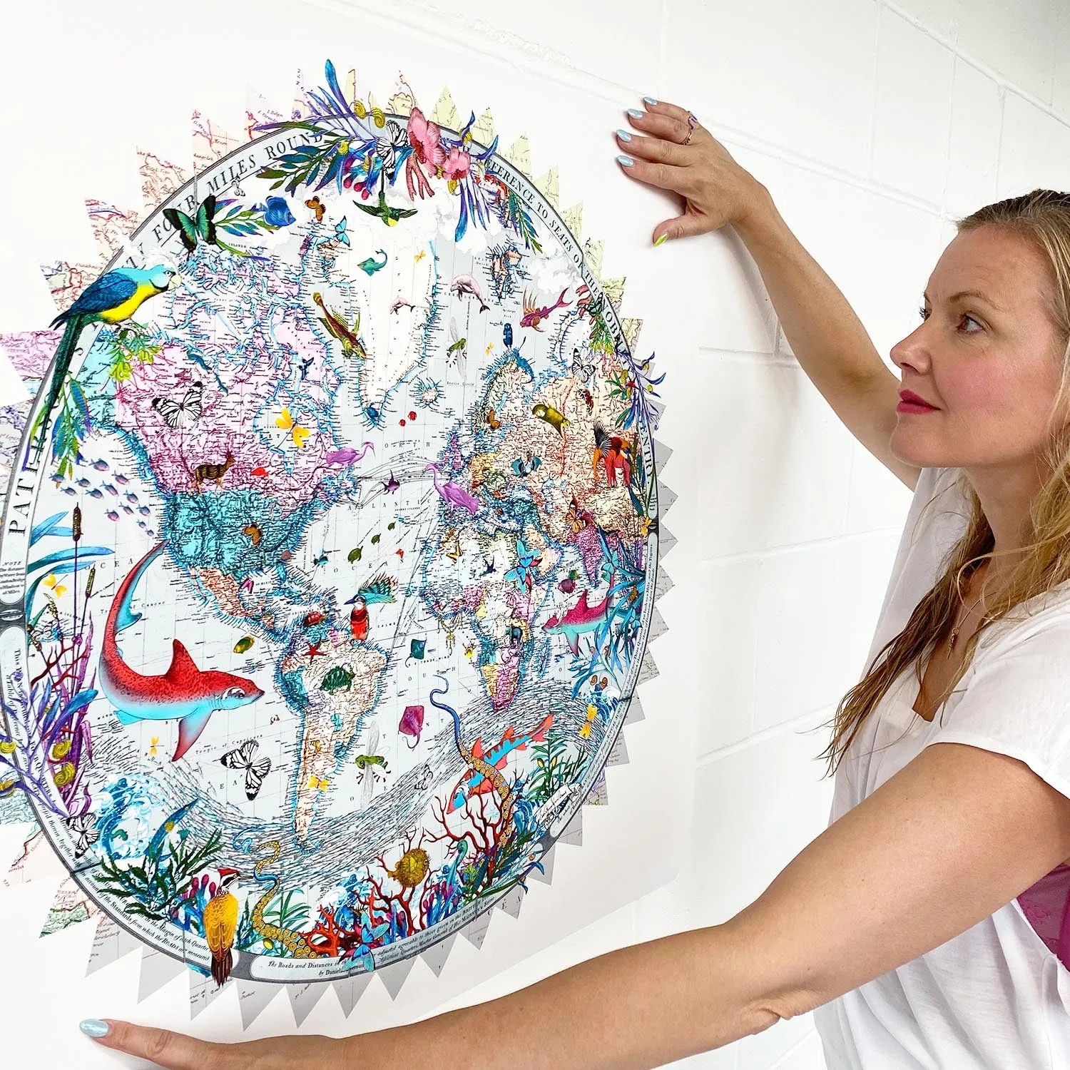 Circular Silfur Sea - Art Print