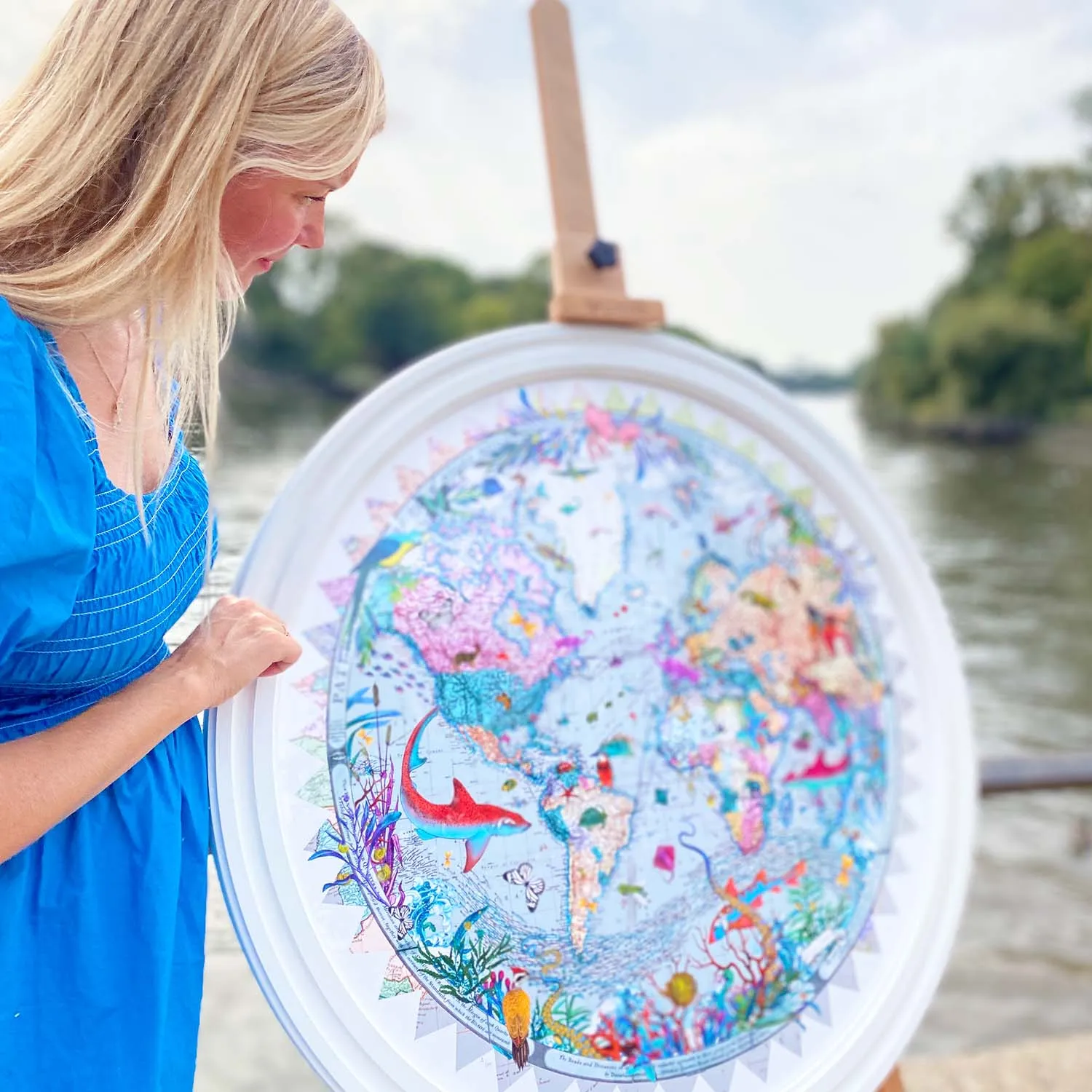Circular Silfur Sea - Art Print