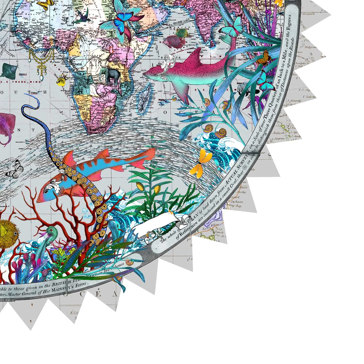 Circular Silfur Sea - Art Print