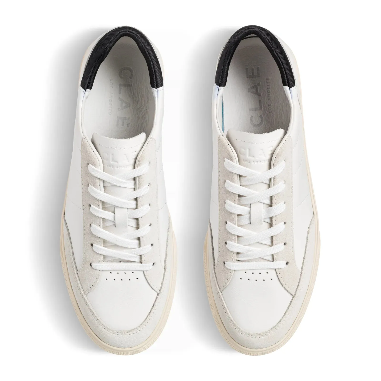 Clae Monroe Sneaker - VP White Leather / Black