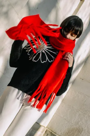 Colour Block Warm Wrap Scarf