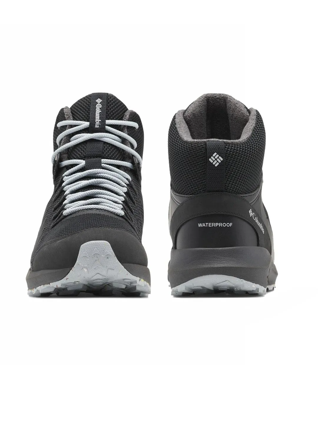 Columbia Men Black TRAILSTORM MID OMNI HEAT Water Resistant Shoes