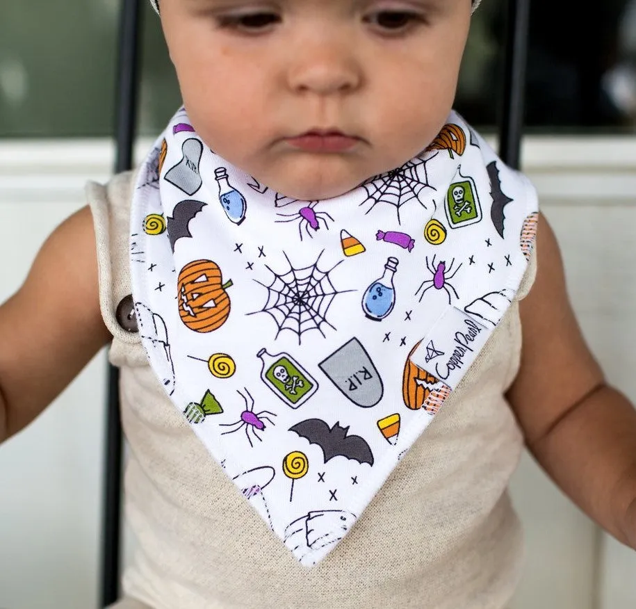 Copper Pearl Spook Bandana Bib Set