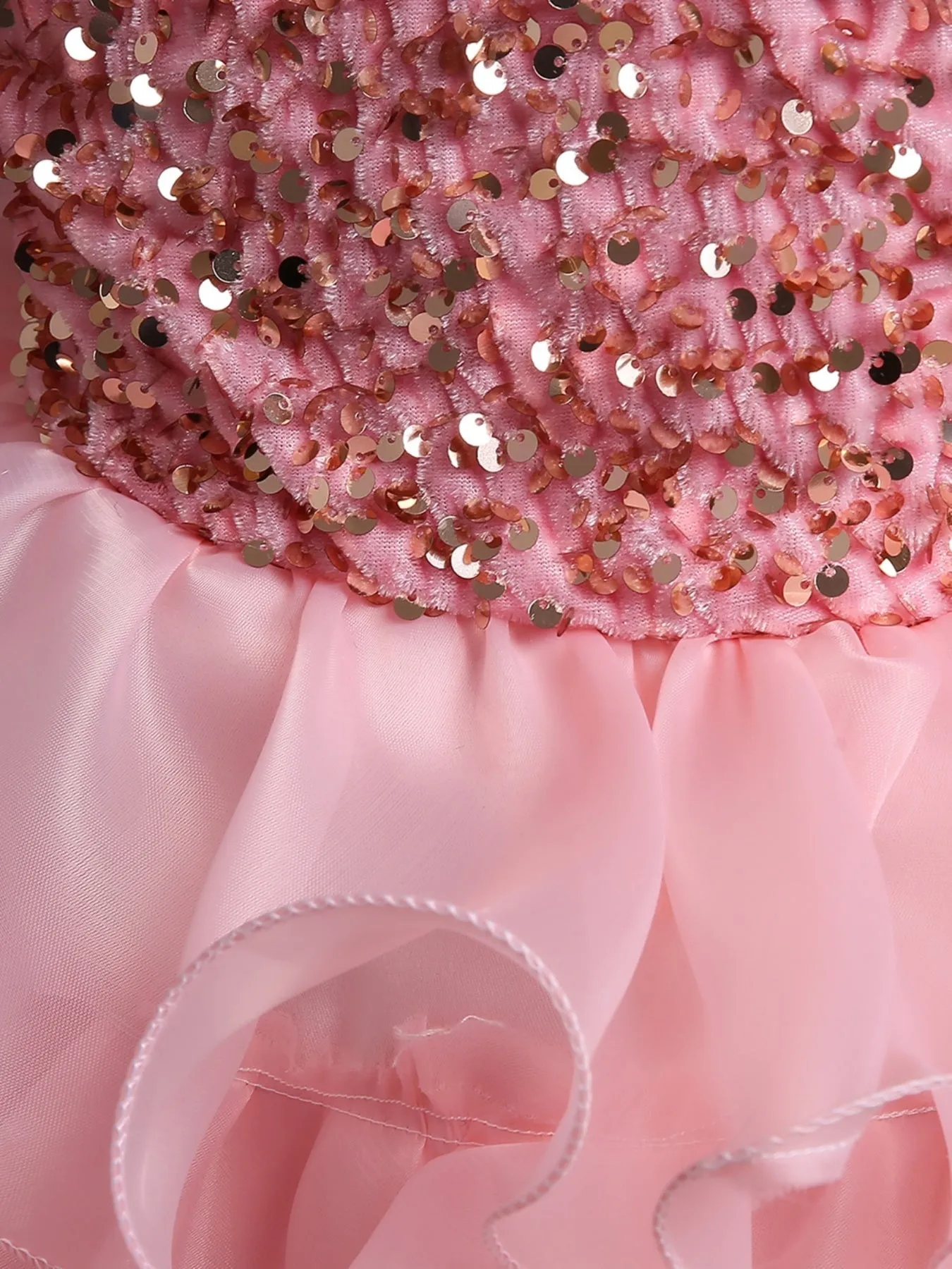 Cute Elegant Puff Sleeve Mesh Princess Dress