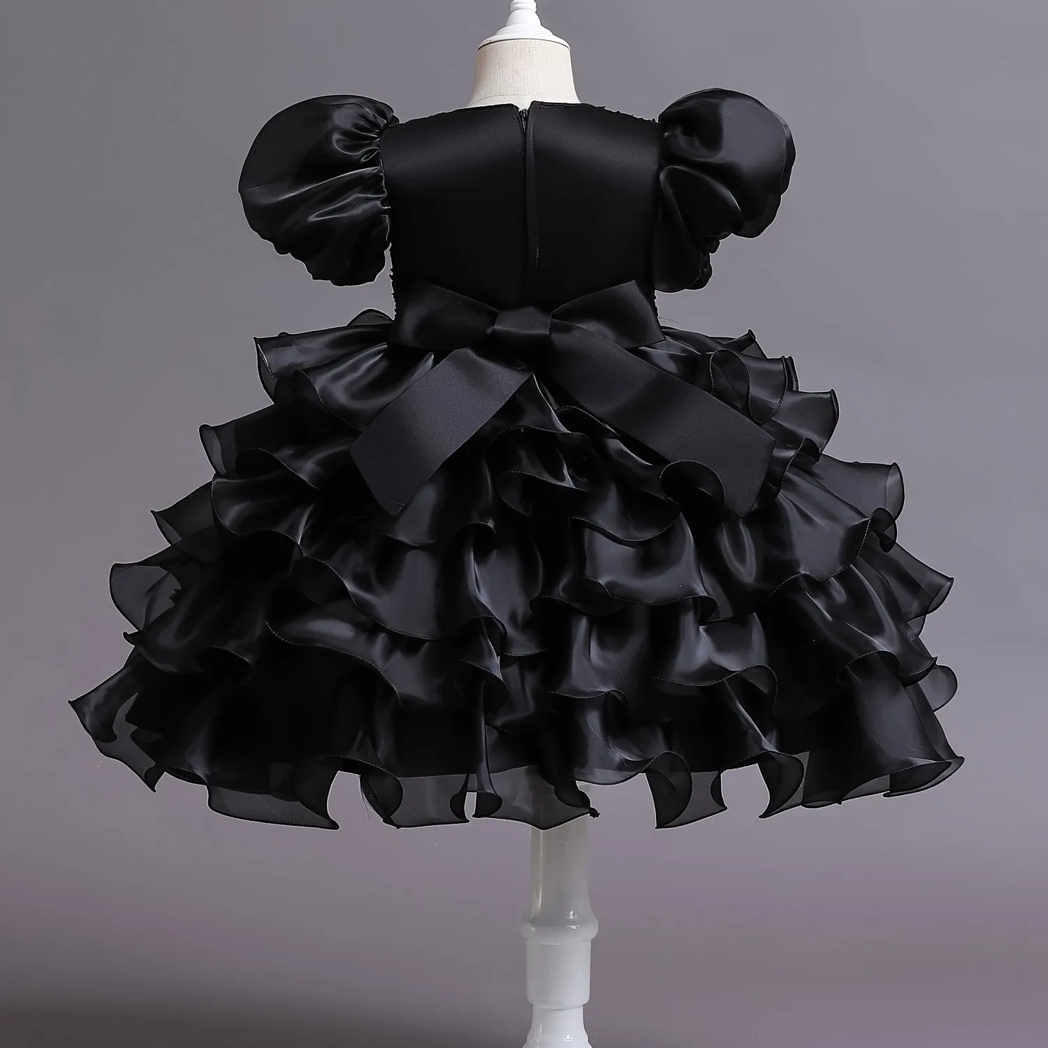 Cute Elegant Puff Sleeve Mesh Princess Dress