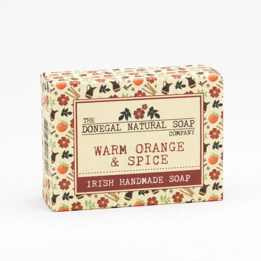 Donegal Natural Soap - Warm Orange & Spice Soap Bar 100g