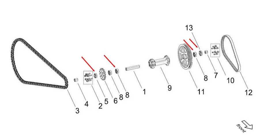 Driveshaft Bearing & Seal Upgrade Kit for Sur-Ron Light Bee