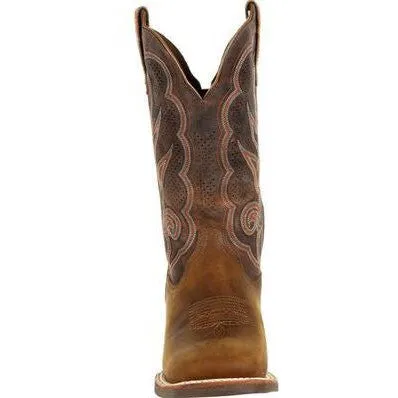 Durango Women's Lady Rebel Pro 12" Soft Toe Western Classic Boot- Cognac- DRD0376