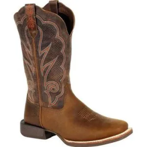 Durango Women's Lady Rebel Pro 12" Soft Toe Western Classic Boot- Cognac- DRD0376