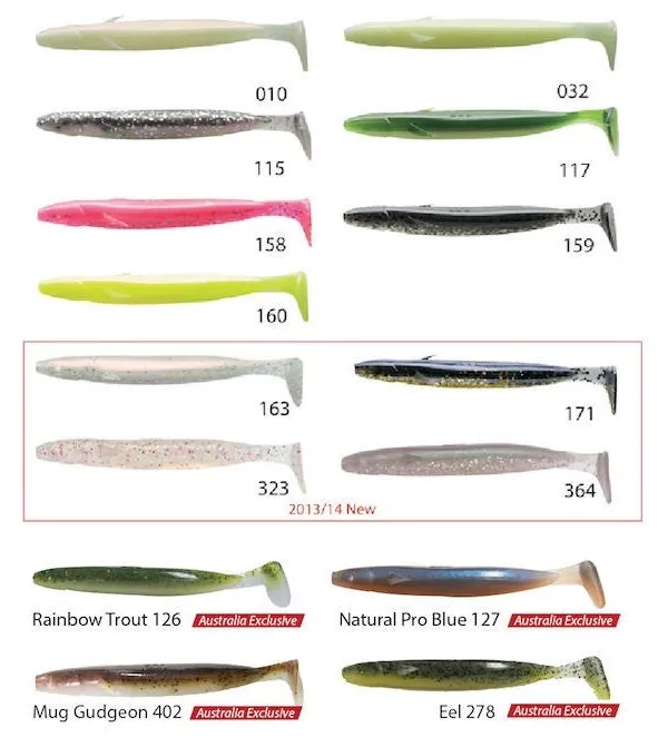 Ecogear Power Shad 3 inch Soft Plastic Fishing Lure
