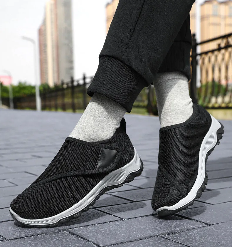 Elegant Lightweight Knitted Casual Sneakers for Women with Adjustable Fit