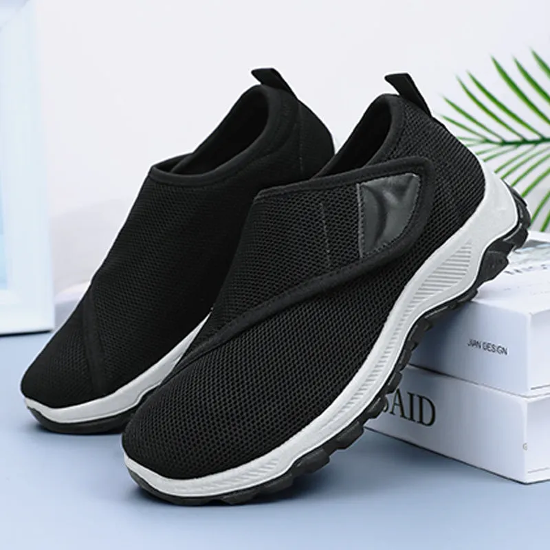 Elegant Lightweight Knitted Casual Sneakers for Women with Adjustable Fit