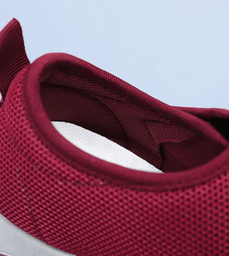 Elegant Lightweight Knitted Casual Sneakers for Women with Adjustable Fit