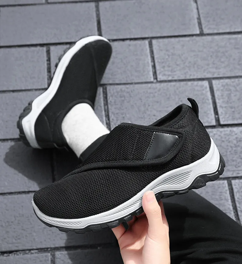 Elegant Lightweight Knitted Casual Sneakers for Women with Adjustable Fit
