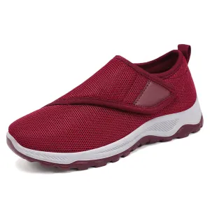 Elegant Lightweight Knitted Casual Sneakers for Women with Adjustable Fit